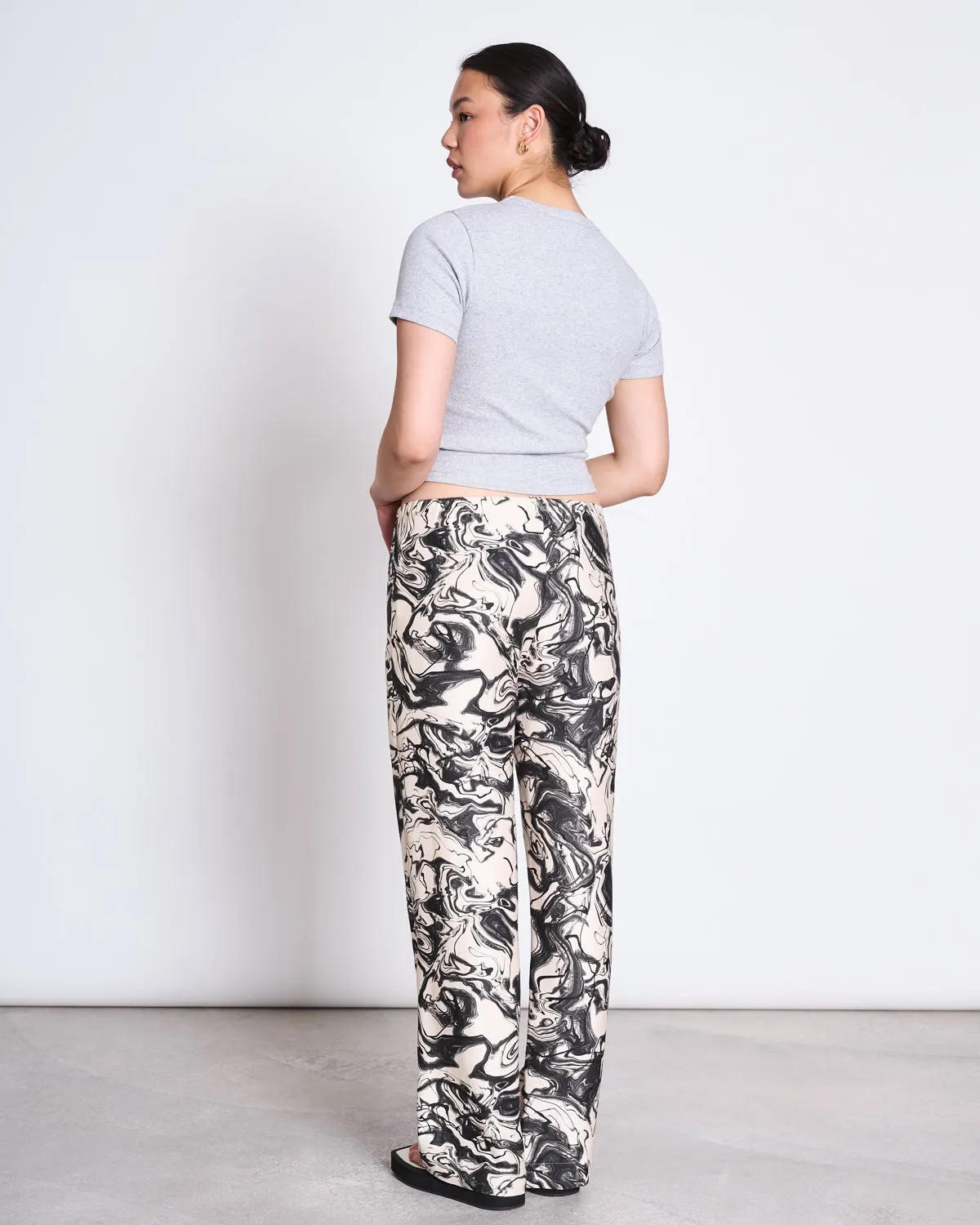 RIB T-SHIRT NILE LIGHT GREY GOTS sold by JAN 'N JUNE product image thumbnail 3