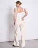 RIB TOP TALLI WHITE GOTS sold by JAN 'N JUNE