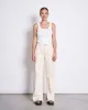 RIB TOP TALLI WHITE GOTS sold by JAN 'N JUNE