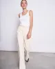 RIB TOP TALLI WHITE GOTS sold by JAN 'N JUNE
