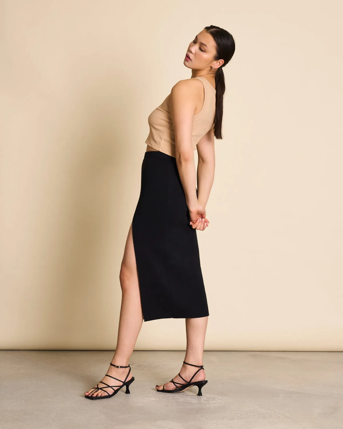 ORGANIC COTTON TANK TOP PORTO CAMEL GOTS sold by JAN 'N JUNE product image thumbnail 5