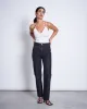 STRAIGHT LEG JEANS ALBA FADED BLACK sold by JAN 'N JUNE