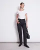 STRAIGHT LEG JEANS ALBA FADED BLACK sold by JAN 'N JUNE