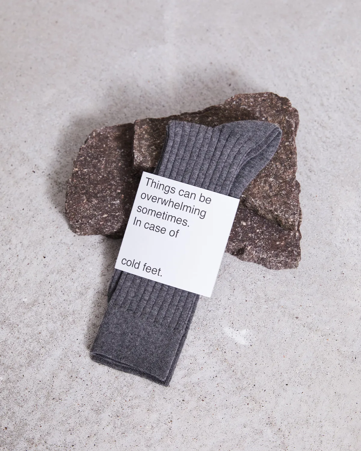 SOCKS DARK GREY sold by JAN 'N JUNE