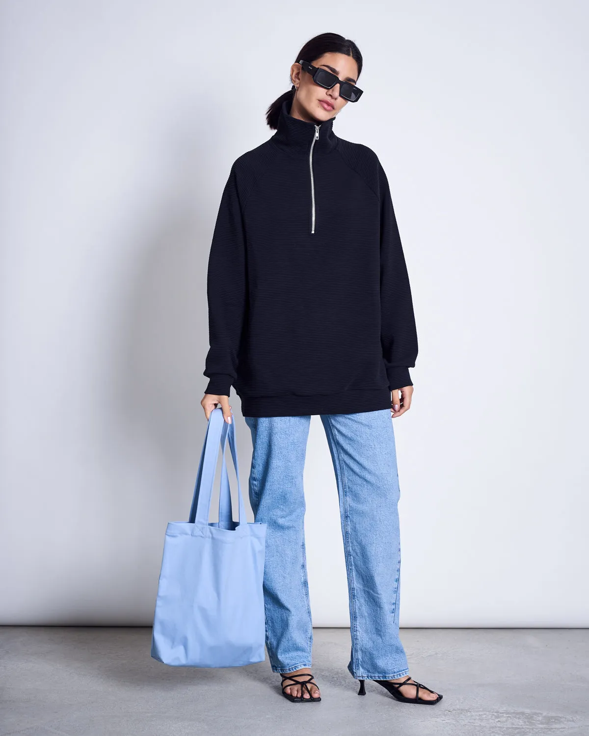 TOTE BAG LIGHT BLUE sold by JAN 'N JUNE product image thumbnail 2