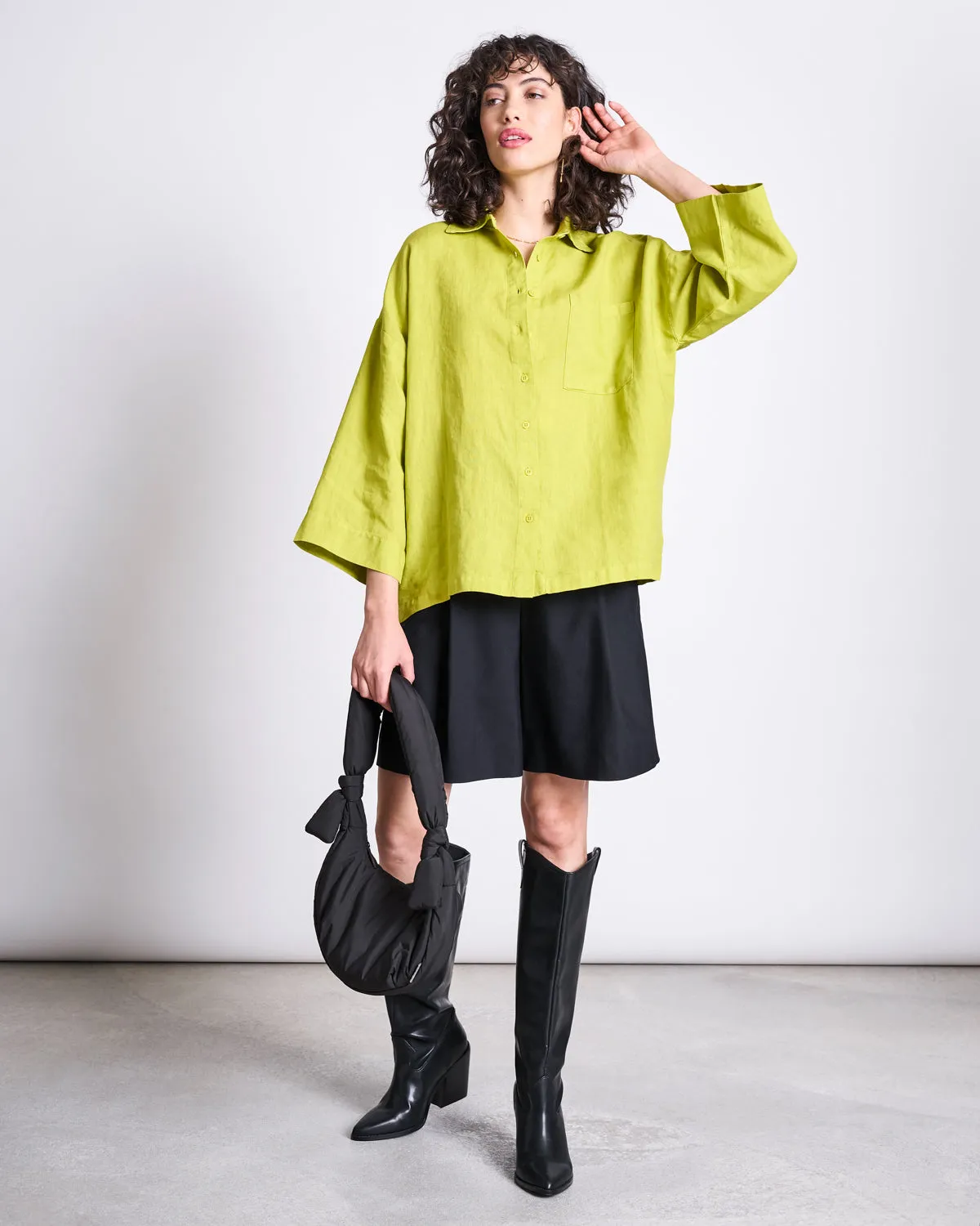 LINEN SHIRT MONS SPROUT sold by JAN 'N JUNE product image thumbnail 2