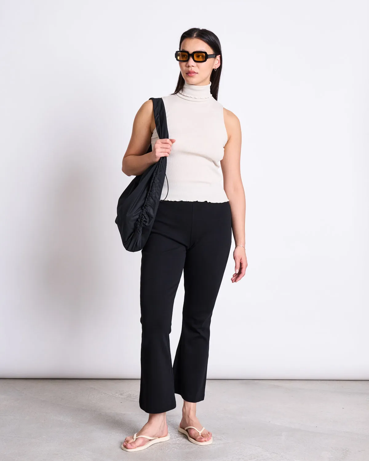 FLARED PANTS MIOSA BLACK GOTS sold by JAN 'N JUNE product image thumbnail 3