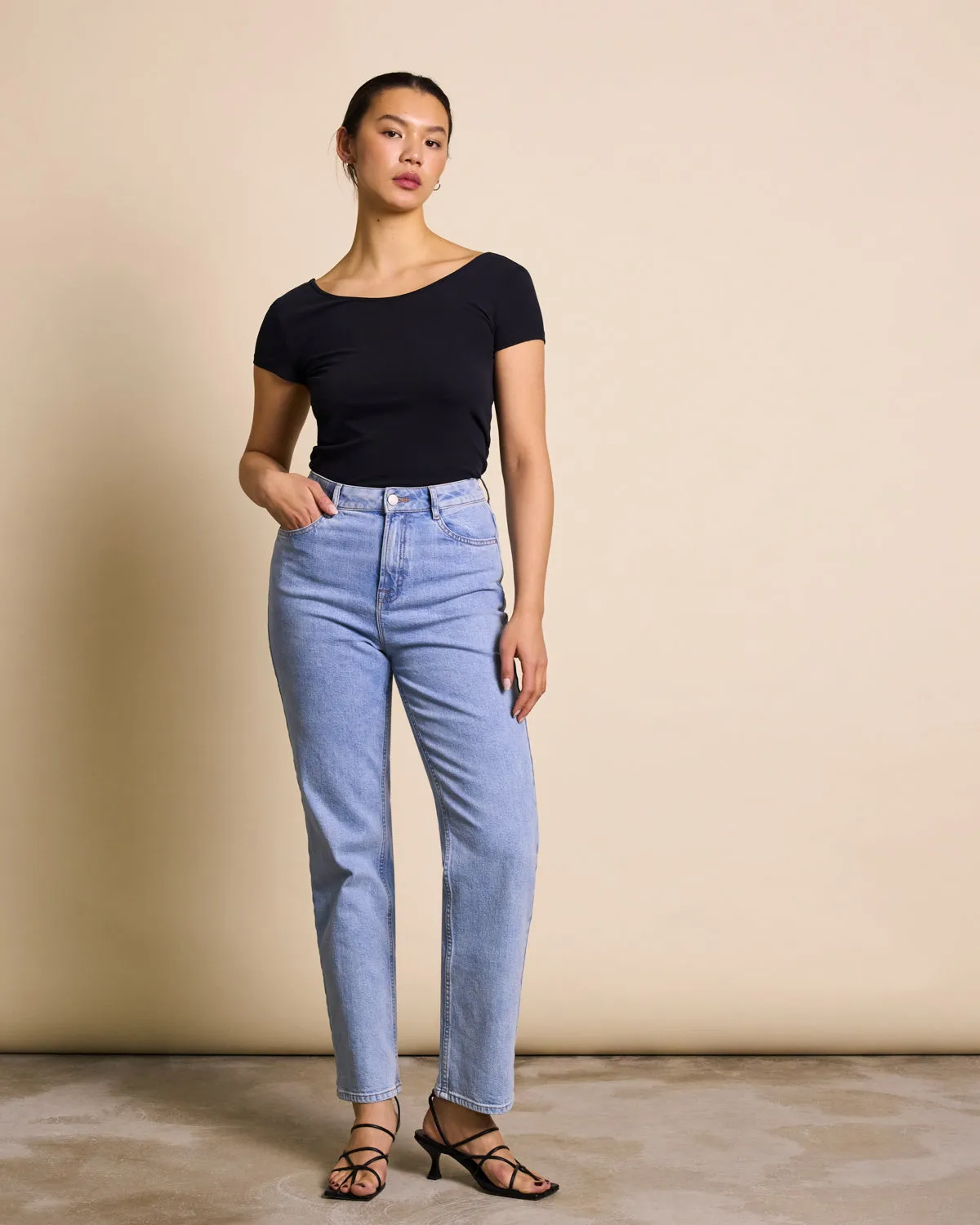 BALLERINA T-SHIRT ALOE SOFT BLACK GOTS sold by JAN 'N JUNE product image thumbnail 5