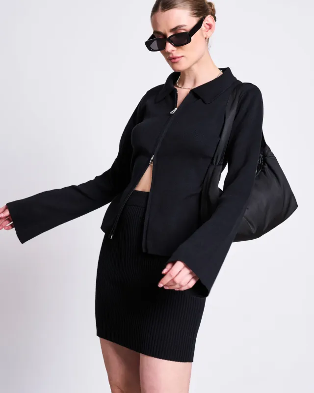 SKIRT LOKKA BLACK GOTS sold by JAN 'N JUNE