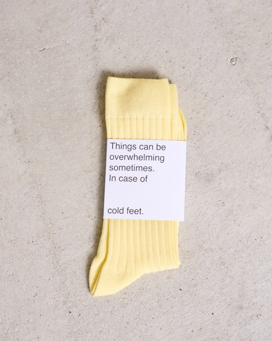 SOCKS FADED LEMON sold by JAN 'N JUNE product image thumbnail 2