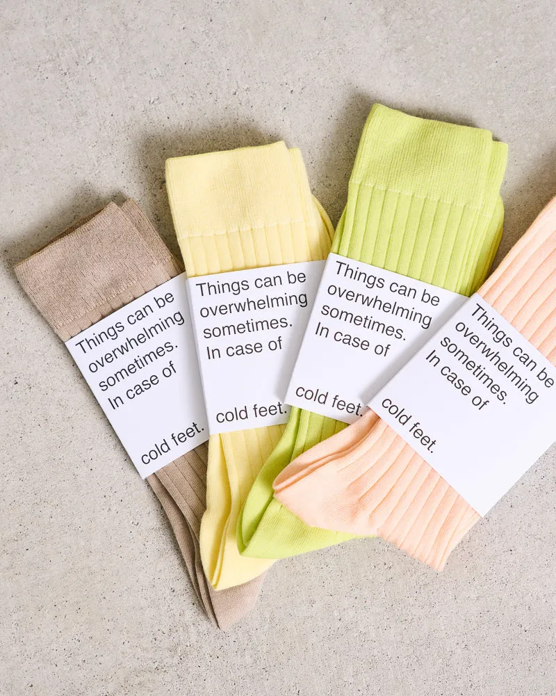 SOCKS FADED LEMON sold by JAN 'N JUNE product image thumbnail 3