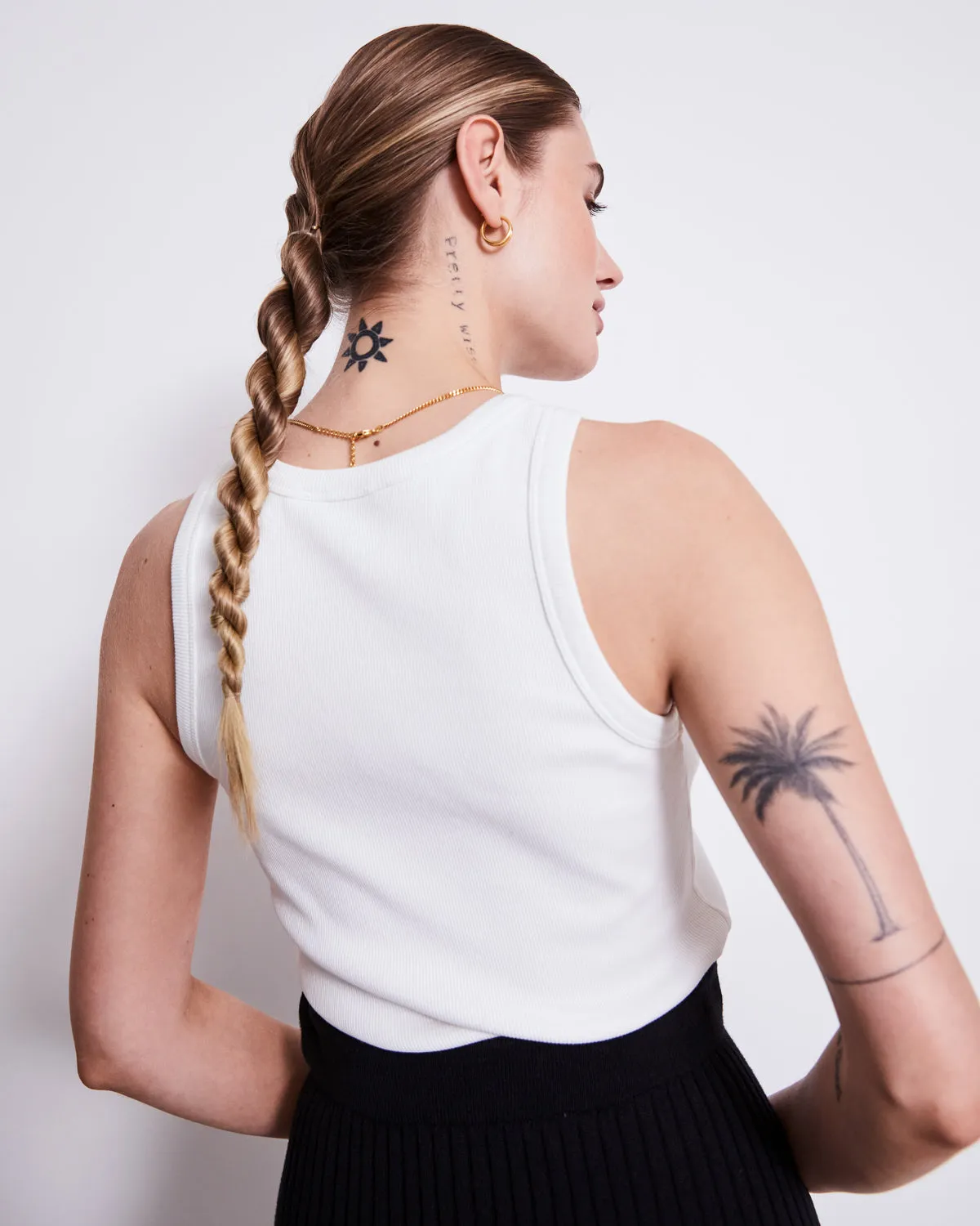 ORGANIC COTTON TANK TOP PORTO WHITE GOTS sold by JAN 'N JUNE product image thumbnail 3