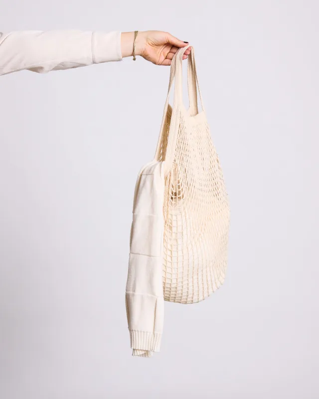 NET BAG TURTLE BAG EXTRA LARGE NATURAL sold by JAN 'N JUNE