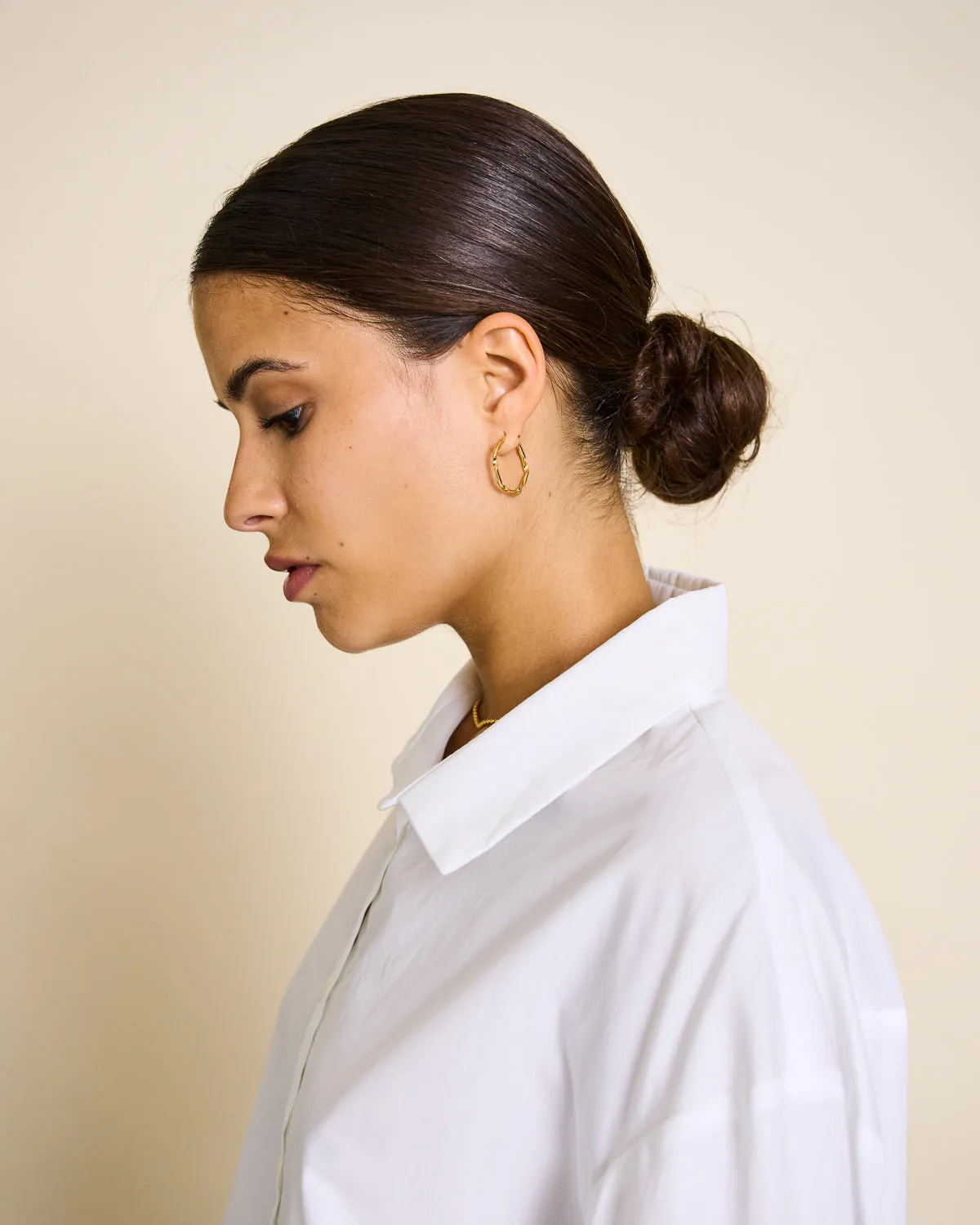 DEAR DARLING BERLIN ELEGANT HOOP EARRINGS GOLD sold by JAN 'N JUNE product image thumbnail 4