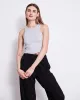 TENCEL™ LYOCELL RIB PANTS SMILLA BLACK sold by JAN 'N JUNE