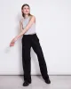 TENCEL™ LYOCELL RIB PANTS SMILLA BLACK sold by JAN 'N JUNE