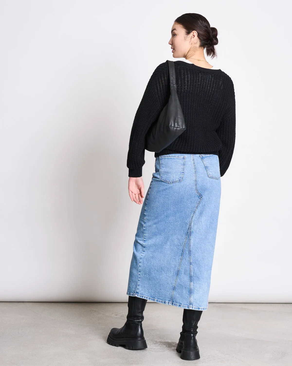 CHUNKY CARDIGAN LENA BLACK GOTS sold by JAN 'N JUNE product image thumbnail 5