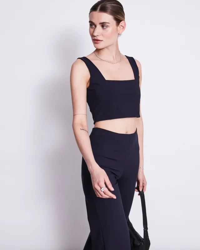 CROP TOP CANCUN BLACK sold by JAN 'N JUNE