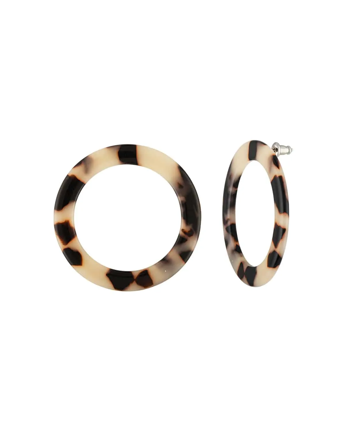 ISLA HOOPS ASH BLONDE TORTOISE sold by JAN 'N JUNE product image thumbnail 4