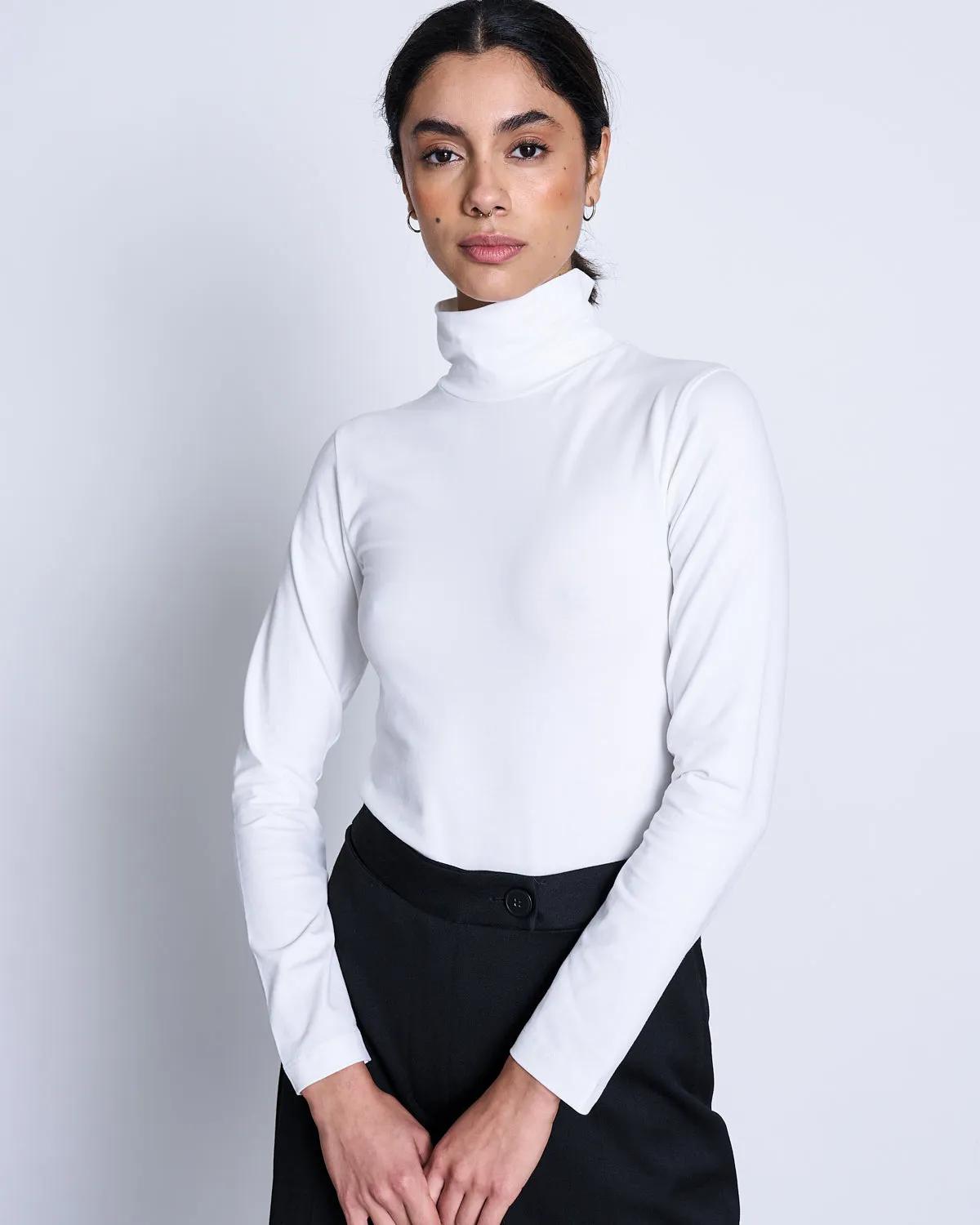TURTLENECK MIO WHITE GOTS sold by JAN 'N JUNE product image thumbnail 3