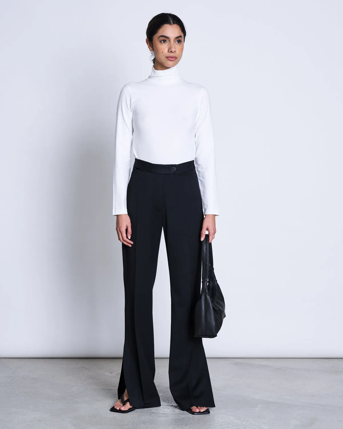 TURTLENECK MIO WHITE GOTS sold by JAN 'N JUNE