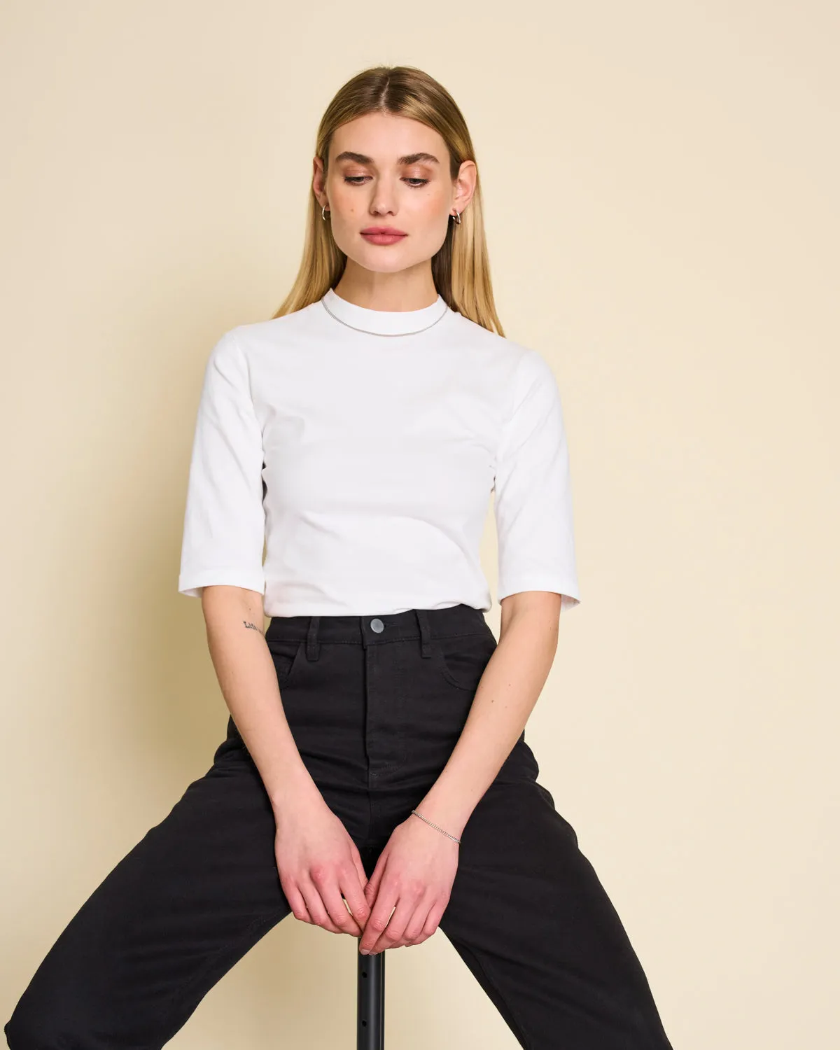 T-SHIRT NINA WHITE GOTS sold by JAN 'N JUNE product image thumbnail 3