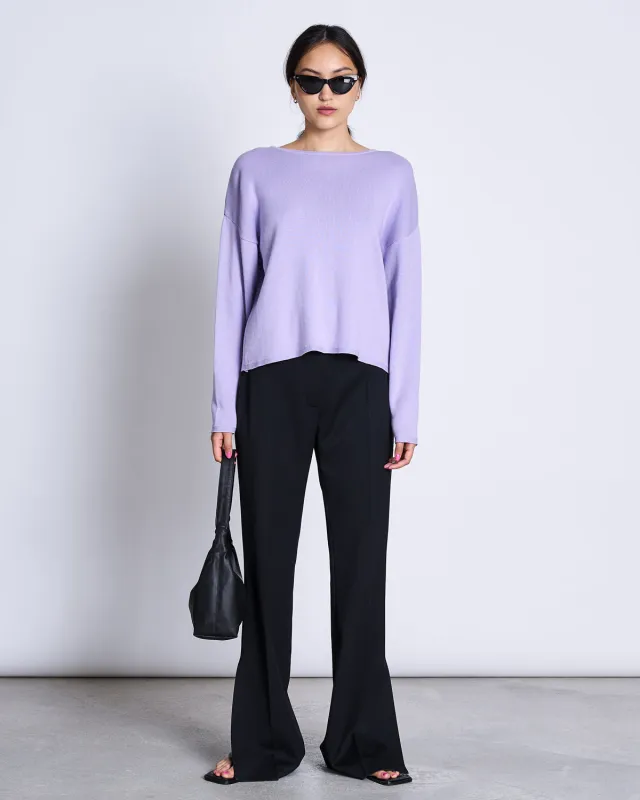 LIGHT KNIT JUMPER WILLIAMSBURG LAVENDER GOTS sold by JAN 'N JUNE