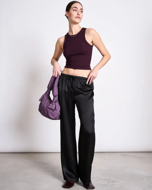 TENCEL™ LYOCELL RIB TANK TOP PORTO CHERRY LACQUER sold by JAN 'N JUNE