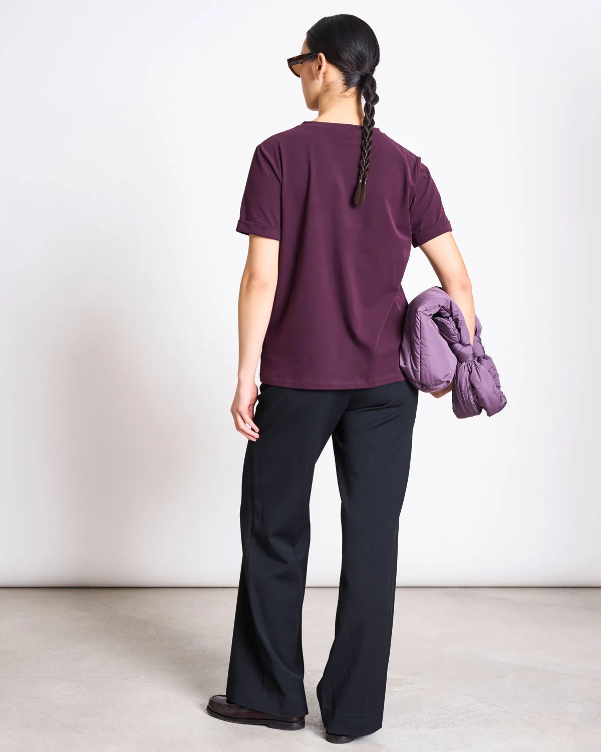 BRUSHED T-SHIRT BOY CHERRY LACQUER GOTS sold by JAN 'N JUNE product image thumbnail 4