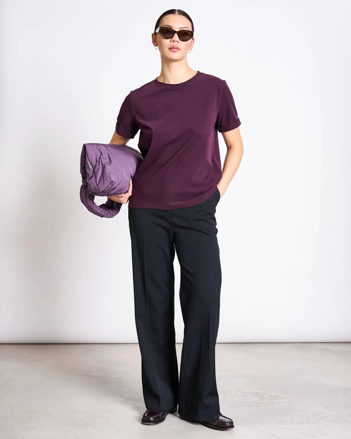 BRUSHED T-SHIRT BOY CHERRY LACQUER GOTS sold by JAN 'N JUNE product image thumbnail 2