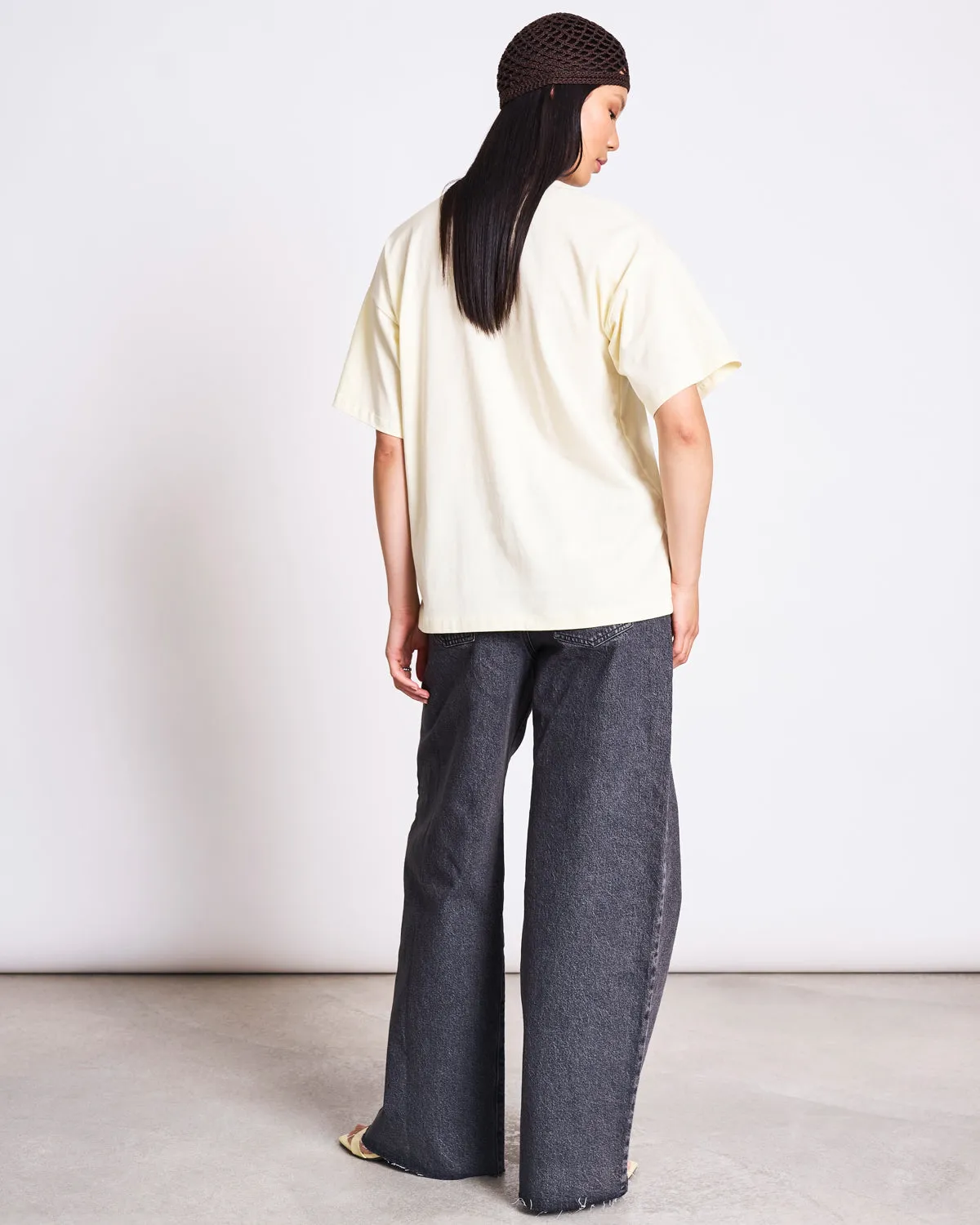 SLITTED T-SHIRT NADIL BUTTERMILK sold by JAN 'N JUNE product image thumbnail 3