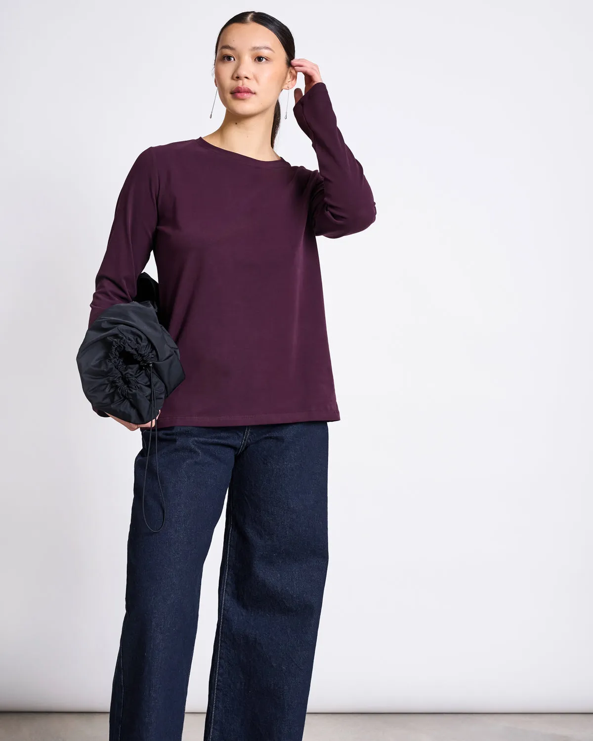 BRUSHED LONGSLEEVE BOY CHERRY LACQUER GOTS sold by JAN 'N JUNE product image thumbnail 3