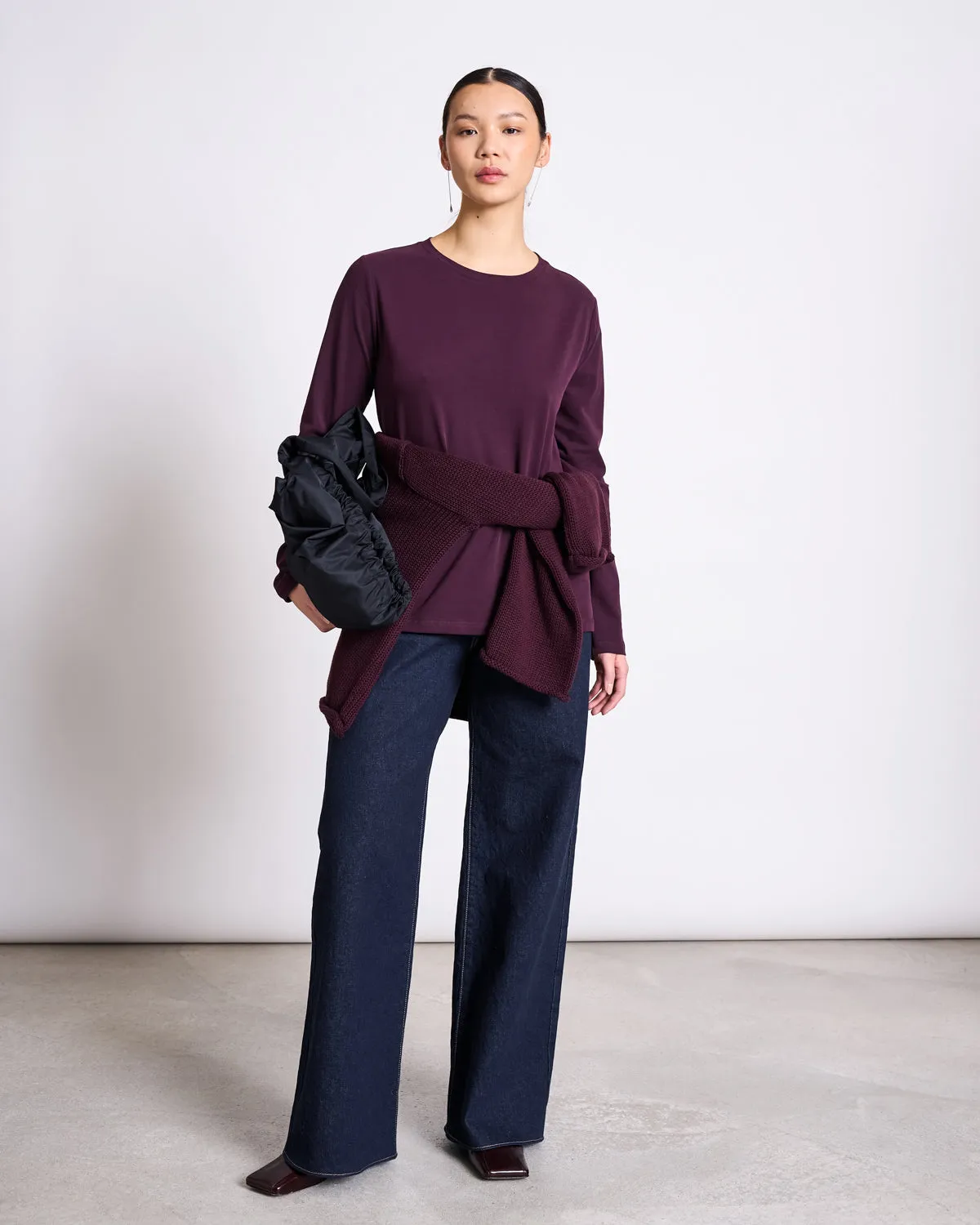 BRUSHED LONGSLEEVE BOY CHERRY LACQUER GOTS sold by JAN 'N JUNE product image thumbnail 2