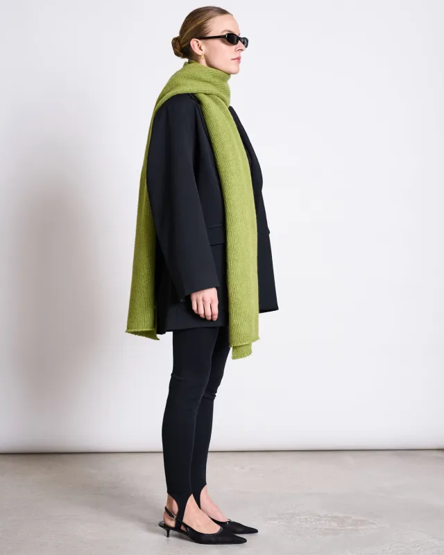 WOOLY KNIT SCARF AVAK MOSSY PEAR sold by JAN 'N JUNE