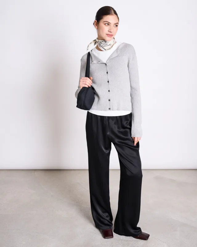 CREWNECK CARDIGAN GLIMT LIGHT GREY GOTS sold by JAN 'N JUNE