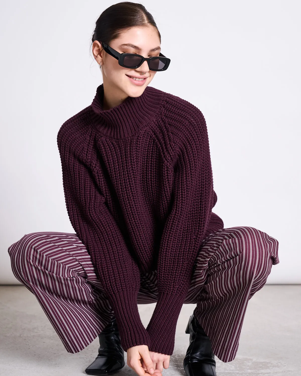 JUMPER OLA CHERRY LACQUER GOTS sold by JAN 'N JUNE