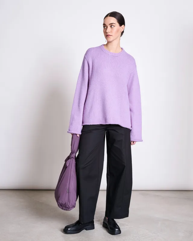 ORGANIC COTTON BARREL PANTS YAURI BLACK sold by JAN 'N JUNE