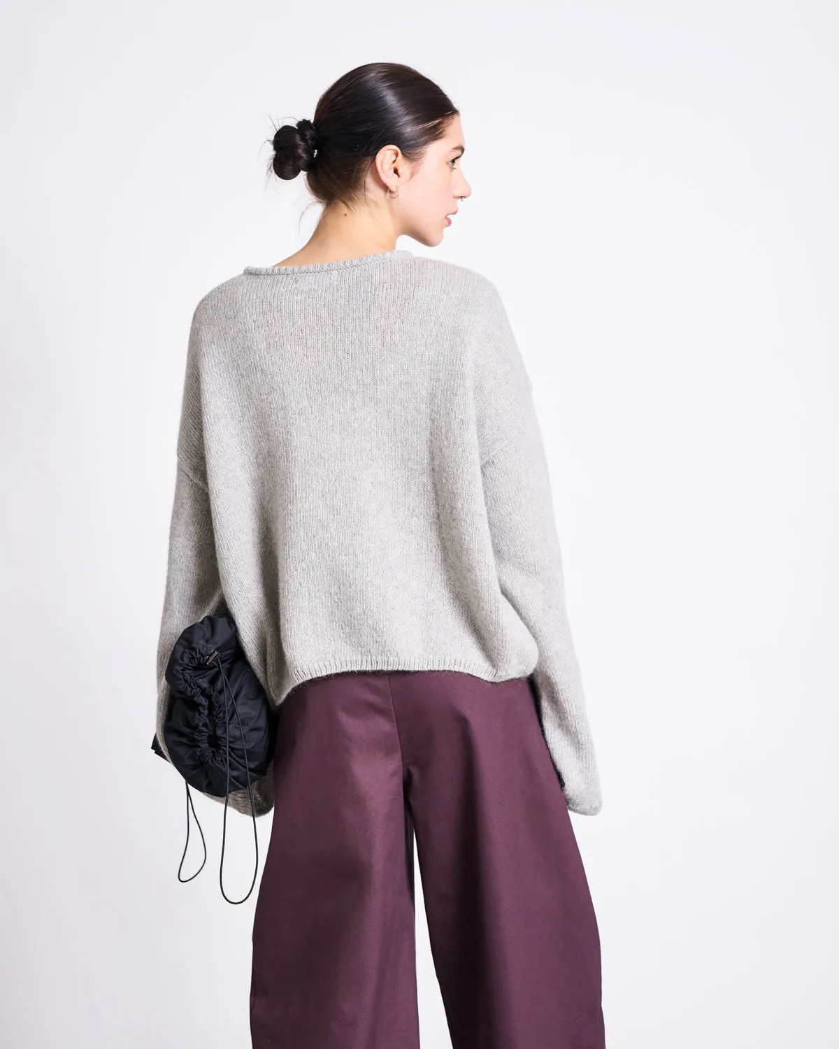 ORGANIC COTTON BARREL PANTS YAURI CHERRY LACQUER sold by JAN 'N JUNE product image thumbnail 5