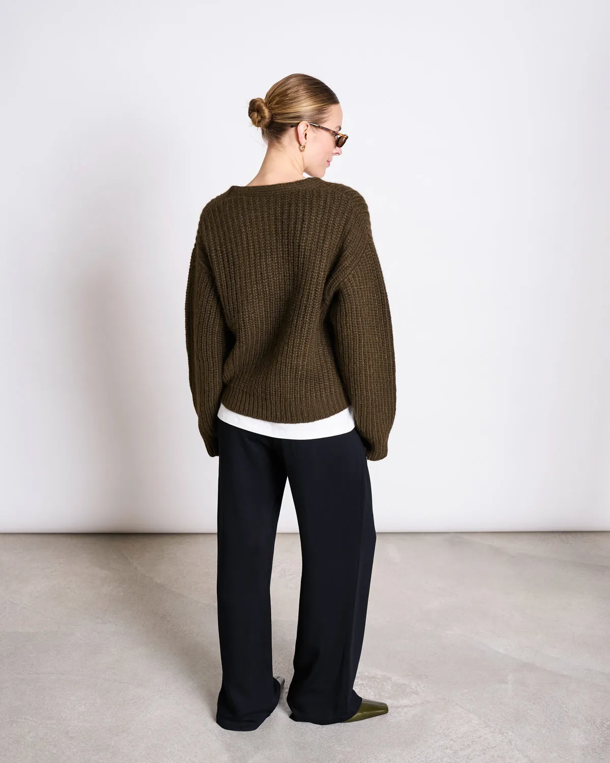 ALPACA MIX CARDIGAN WOOLY LENA ROSEMARY sold by JAN 'N JUNE product image thumbnail 3