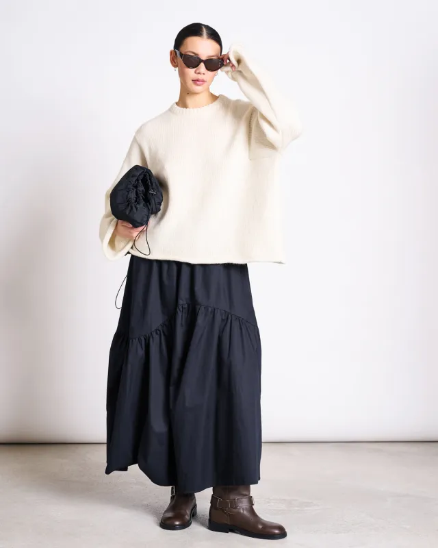 OVERSIZED ALPACA MIX JUMPER WOOLY SONA OFFWHITE sold by JAN 'N JUNE