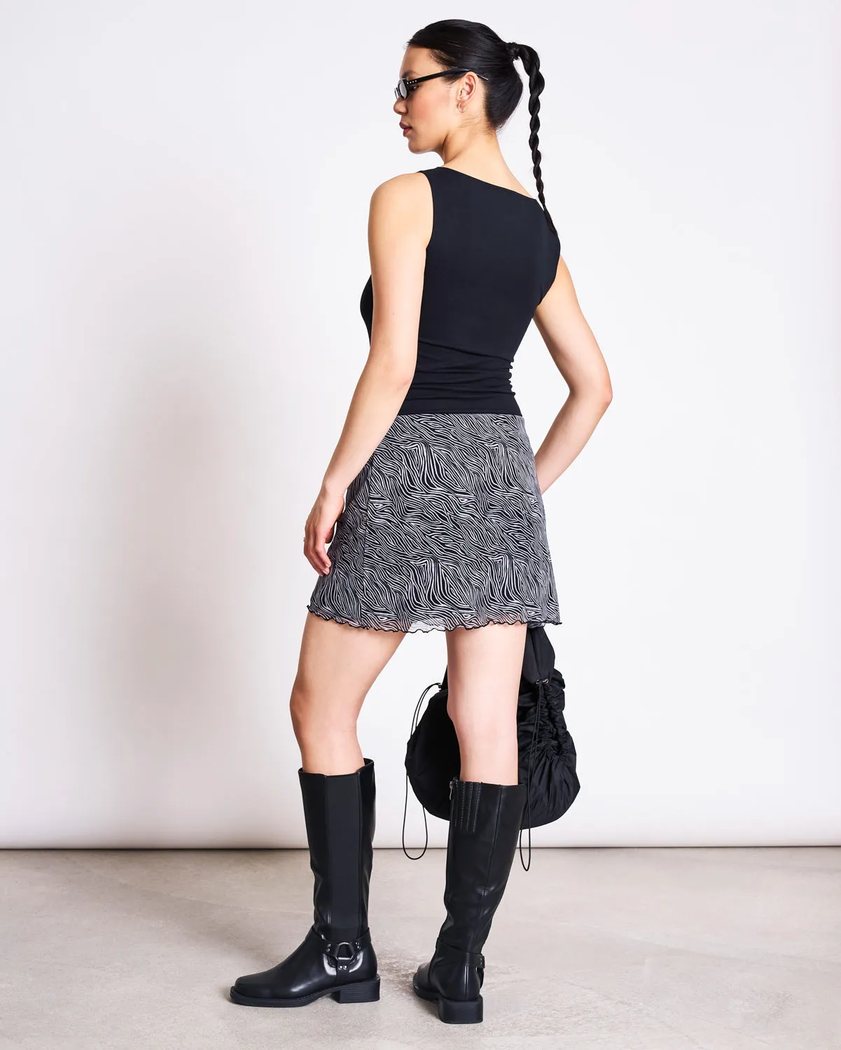 BOAT NECK TOP FELIS BLACK GOTS sold by JAN 'N JUNE product image thumbnail 3