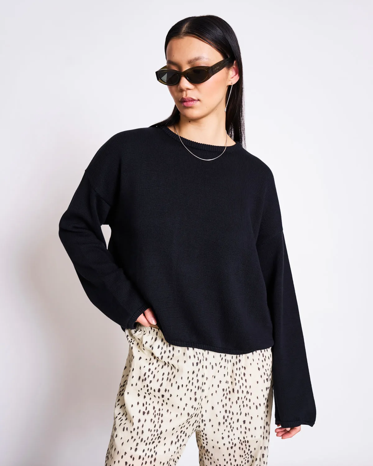 CREWNECK JUMPER HOY BLACK GOTS sold by JAN 'N JUNE product image thumbnail 2