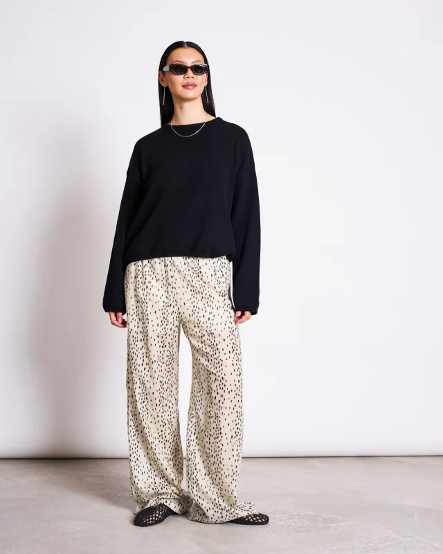 CREWNECK JUMPER HOY BLACK GOTS sold by JAN 'N JUNE