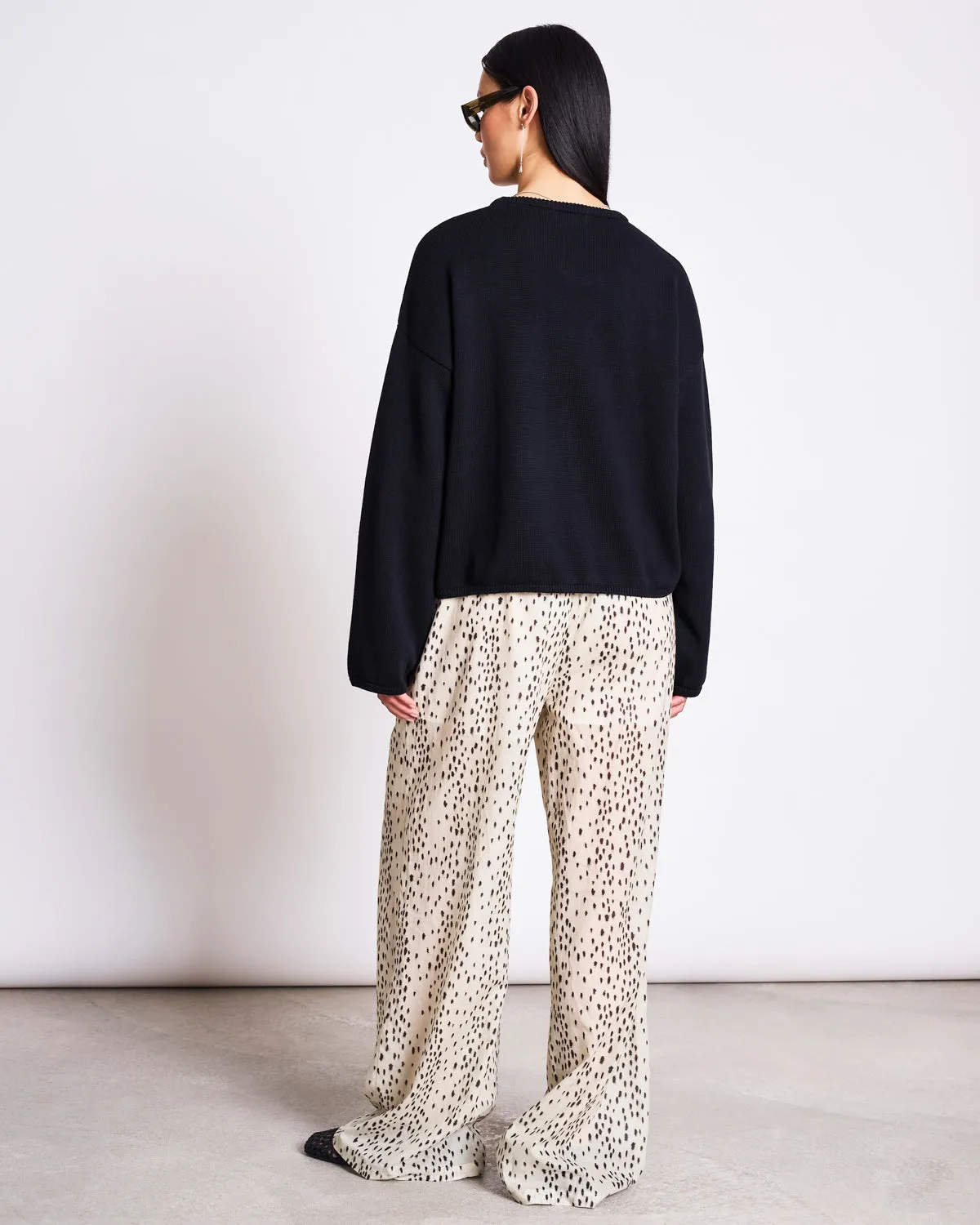 CREWNECK JUMPER HOY BLACK GOTS sold by JAN 'N JUNE product image thumbnail 5