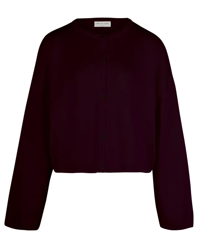 LIGHT CARDIGAN ASAS CHERRY LACQUER GOTS sold by JAN 'N JUNE