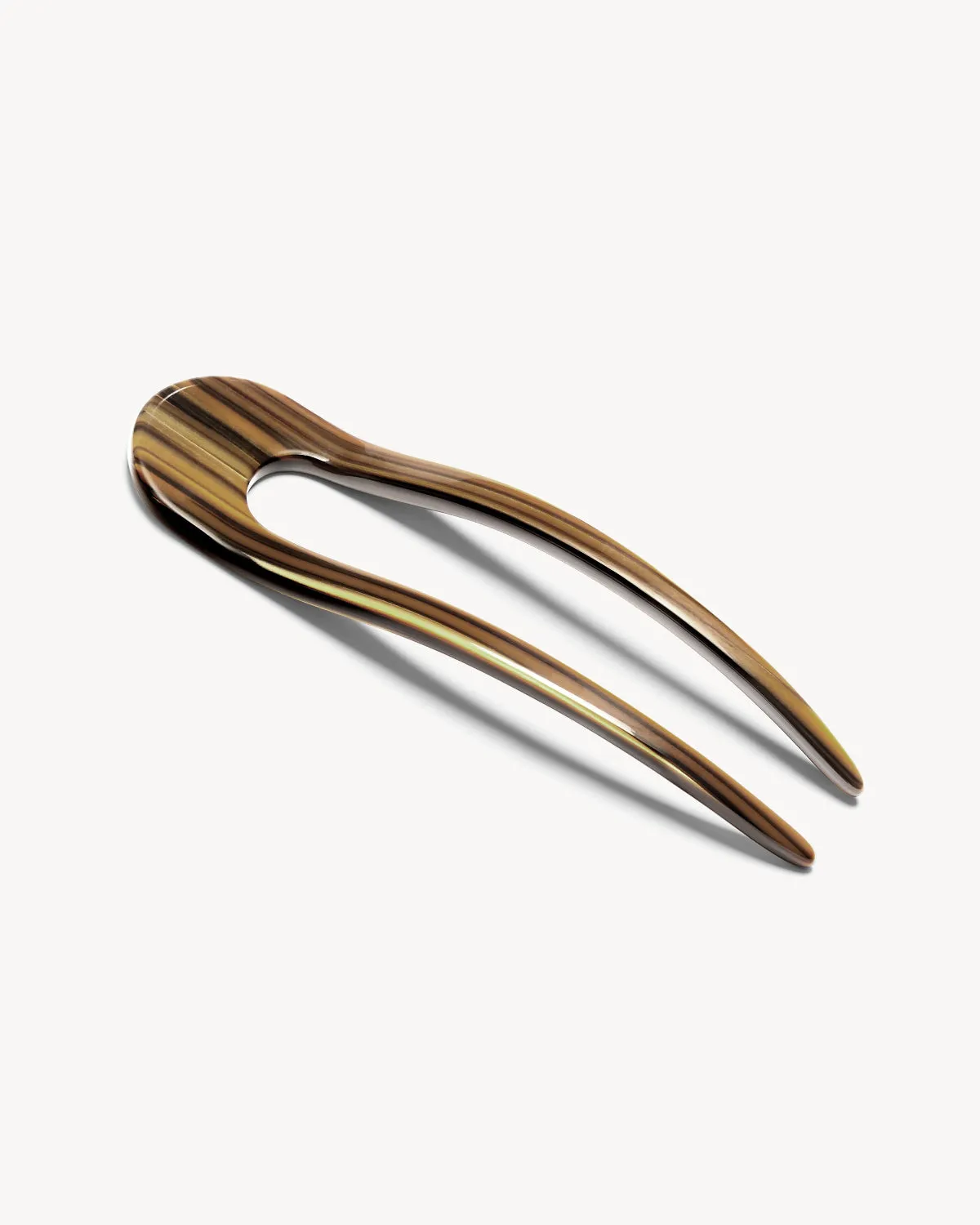 MACHETE FRENCH HAIR PIN TIGER'S EYE sold by JAN 'N JUNE