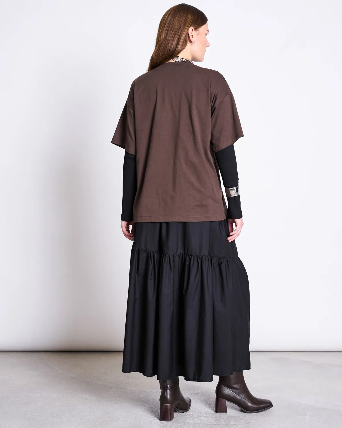 SLITTED T-SHIRT NADIL MUD sold by JAN 'N JUNE product image thumbnail 3