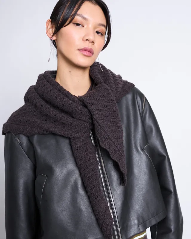 LAMBSWOOL TRIANGLE SCARF ELVA ZARTBITTER GOTS sold by JAN 'N JUNE