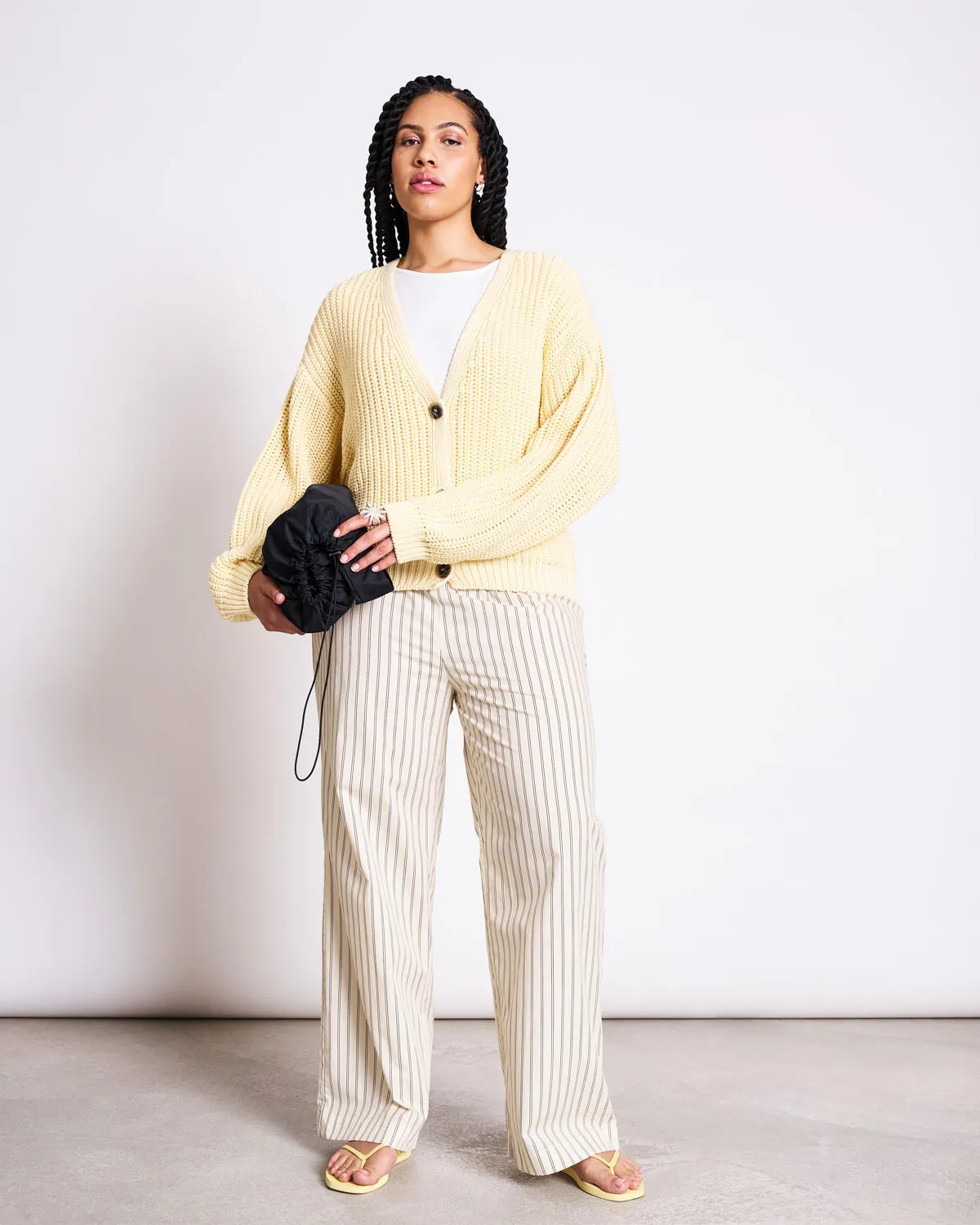 CHUNKY CARDIGAN LENA BUTTERMILK GOTS sold by JAN 'N JUNE product image thumbnail 2