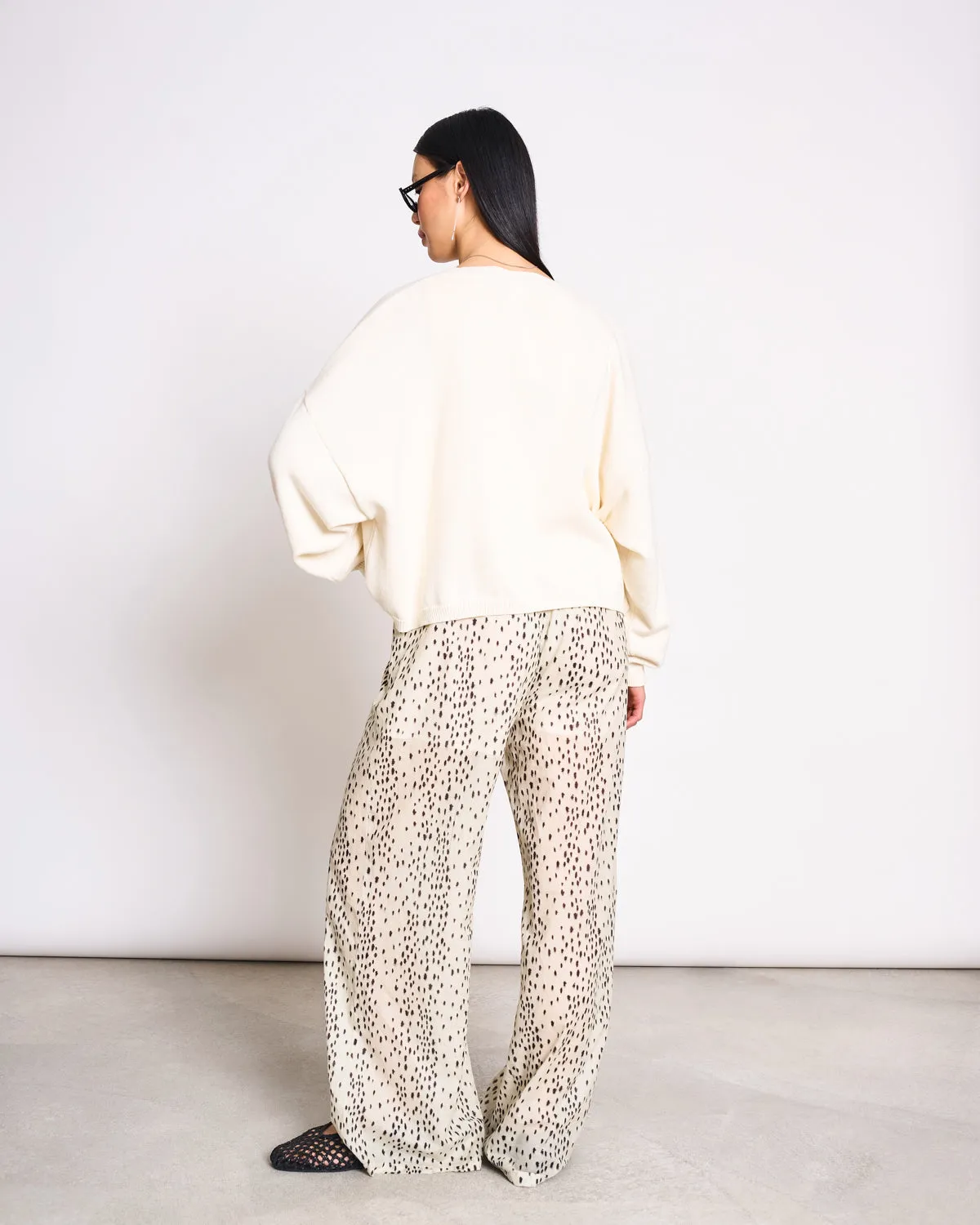 LOOSE TIE CARDIGAN ZEA OFFWHITE GOTS sold by JAN 'N JUNE product image thumbnail 4